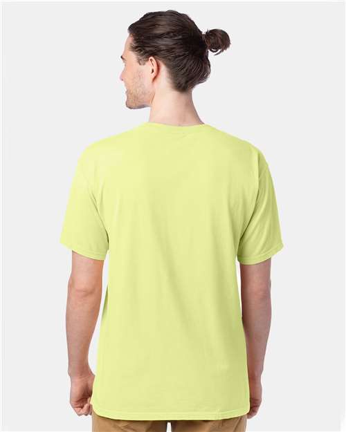 ComfortWash by Hanes Men's Garment-Dyed T-Shirt GDH100 - Chic Lime