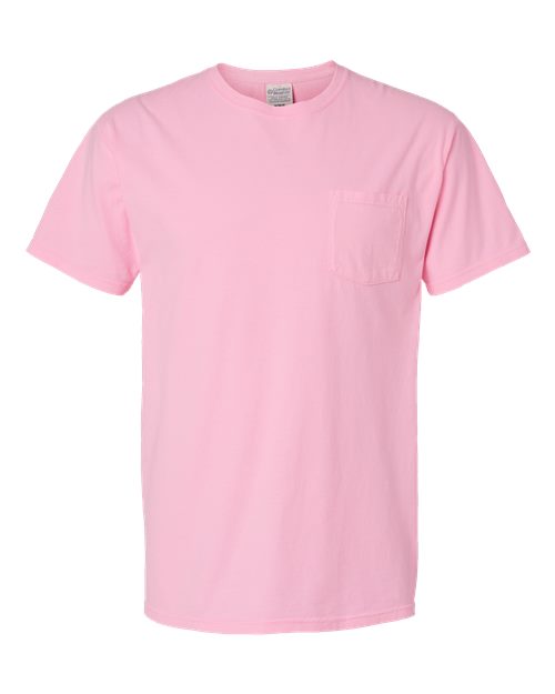 ComfortWash by Hanes Unisex Garment-Dyed Pocket T-Shirt GDH150 - Cotton Candy