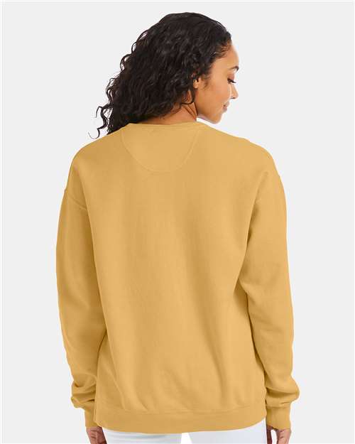 ComfortWash by Hanes Unisex Garment-Dyed Crewneck Sweatshirt GDH400 - Artisan Gold
