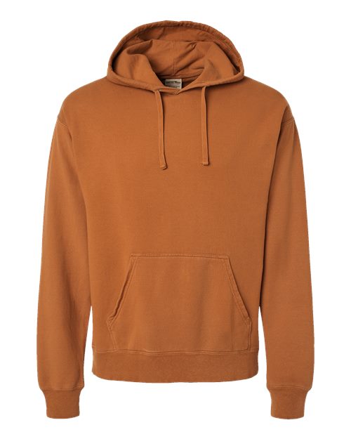 ComfortWash by Hanes Unisex Garment-Dyed Hooded Sweatshirt GDH450 - Texas Orange