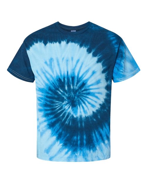 Colortone Unisex Multi-Color Tie-Dyed T-Shirt 1000 - Blue Ocean