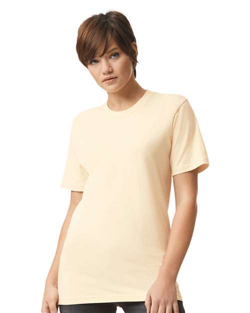 American Apparel Unisex Fine Jersey Tee 2001 - Cream