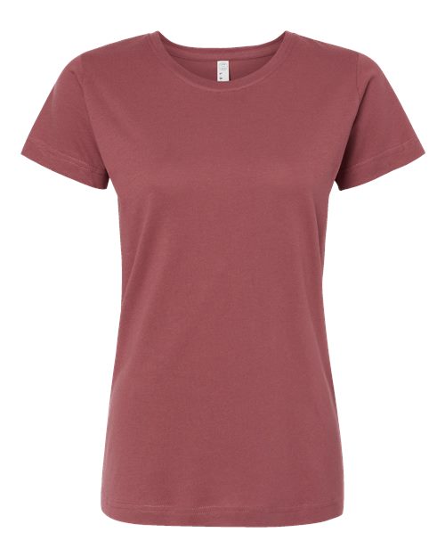 LAT Women's Fine Jersey Tee 3516 - Rouge