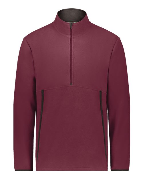 Augusta Sportswear Unisex Eco Revive™ Polar Fleece Quarter-Zip Pullover 6855