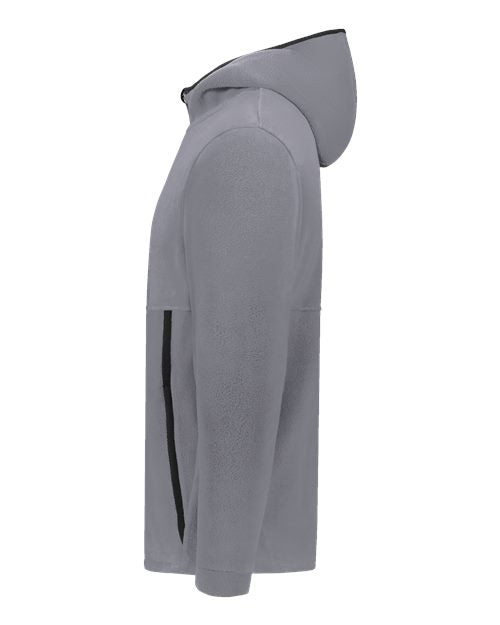 Augusta Sportswear Unisex Eco Revive™ Polar Fleece Hooded Full-Zip Jacket 6858