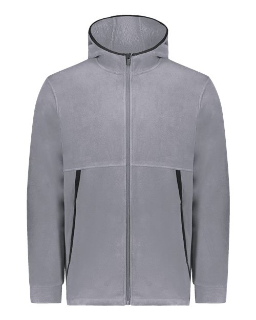 Augusta Sportswear Unisex Eco Revive™ Polar Fleece Hooded Full-Zip Jacket 6858