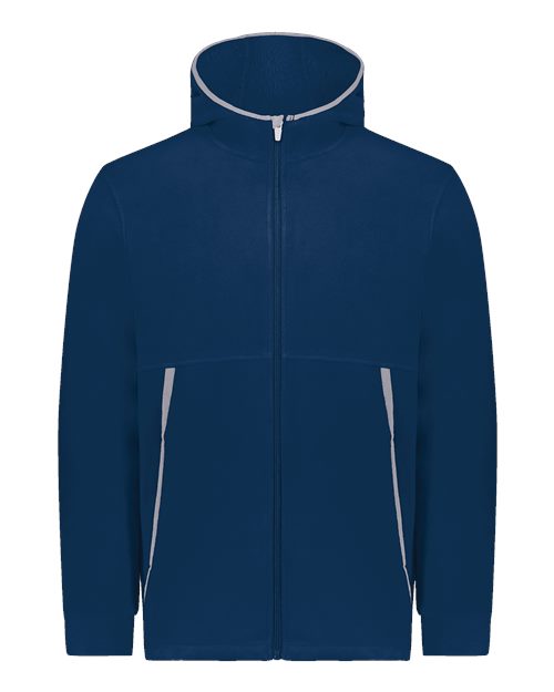 Augusta Sportswear Unisex Eco Revive™ Polar Fleece Hooded Full-Zip Jacket 6858