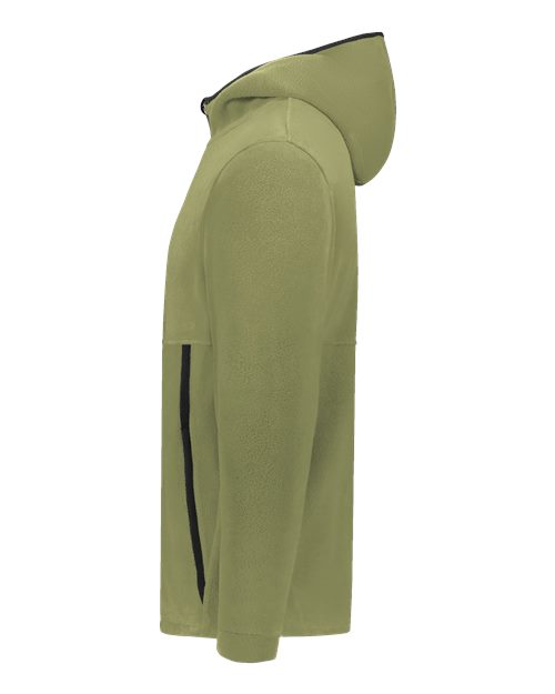 Augusta Sportswear Unisex Eco Revive™ Polar Fleece Hooded Full-Zip Jacket 6858