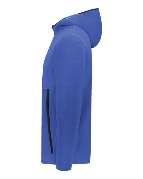 Augusta Sportswear Unisex Eco Revive™ Polar Fleece Hooded Full-Zip Jacket 6858