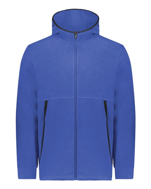 Augusta Sportswear Unisex Eco Revive™ Polar Fleece Hooded Full-Zip Jacket 6858