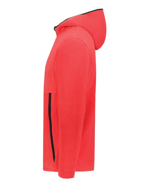 Augusta Sportswear Unisex Eco Revive™ Polar Fleece Hooded Full-Zip Jacket 6858