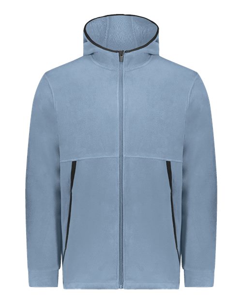 Augusta Sportswear Unisex Eco Revive™ Polar Fleece Hooded Full-Zip Jacket 6858