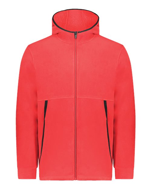 Augusta Sportswear Youth Eco Revive™ Polar Fleece Hooded Full-Zip Jacket 6859