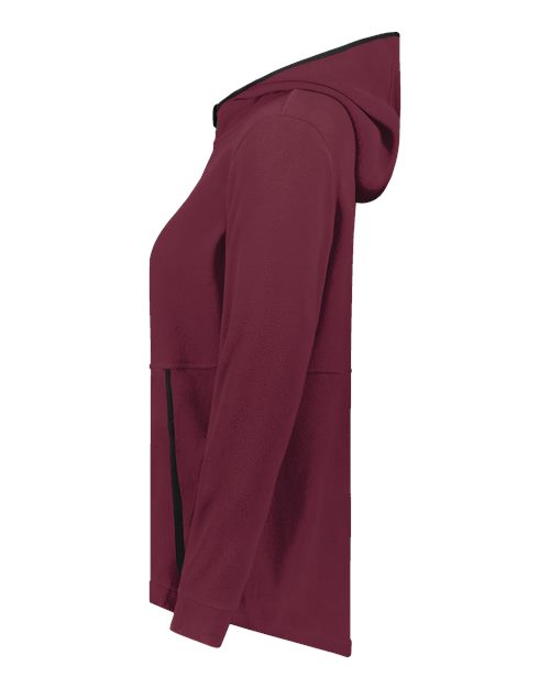 Augusta Sportswear Women's Eco Revive™ Polar Fleece Hooded Full-Zip Jacket 6860