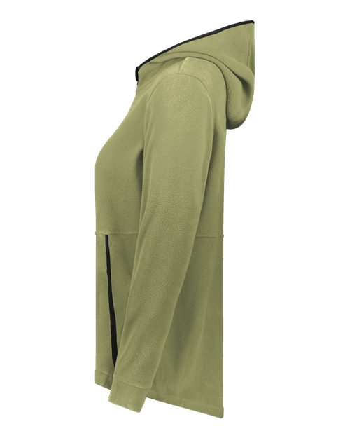 Augusta Sportswear Women's Eco Revive™ Polar Fleece Hooded Full-Zip Jacket 6860