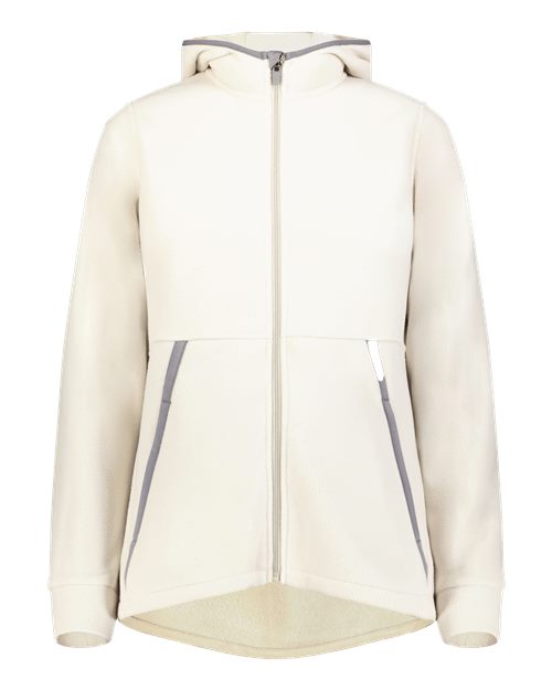Augusta Sportswear Women's Eco Revive™ Polar Fleece Hooded Full-Zip Jacket 6860