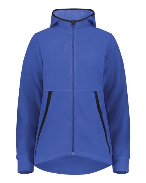 Augusta Sportswear Women's Eco Revive™ Polar Fleece Hooded Full-Zip Jacket 6860
