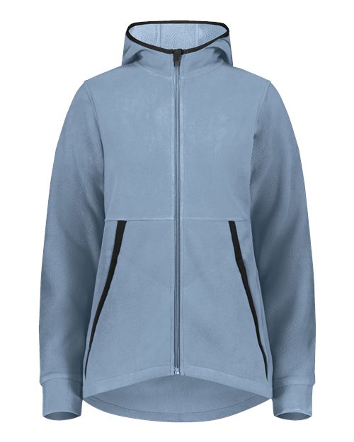 Augusta Sportswear Women's Eco Revive™ Polar Fleece Hooded Full-Zip Jacket 6860