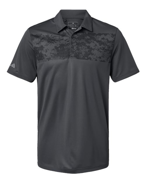 Adidas Men's Camo Chest Print Polo A585