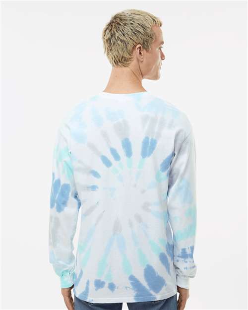 Colortone Unisex Tie-Dyed Long Sleeve T-Shirt 2000 - Glacier