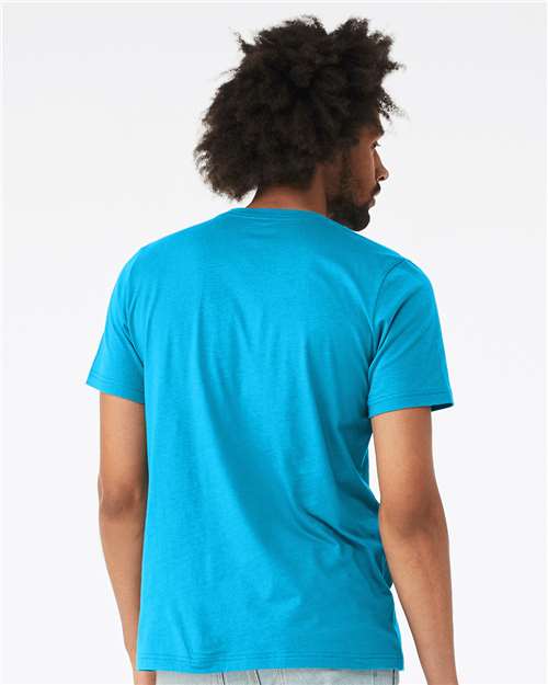 BELLA + CANVAS CVC Jersey Tee 3001CVC - Neon Blue