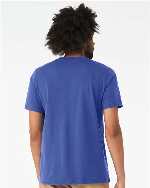 BELLA + CANVAS CVC Jersey Tee 3001CVC - Solid True Royal Blend