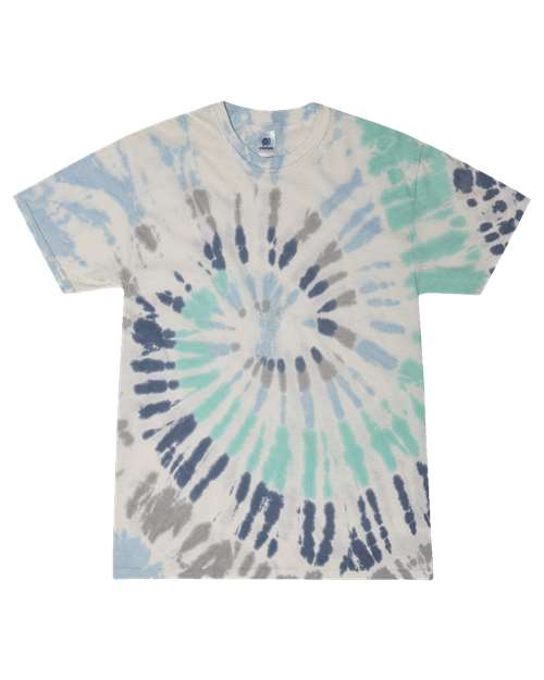 Colortone Unisex Multi-Color Tie-Dyed T-Shirt 1000 - Glacier