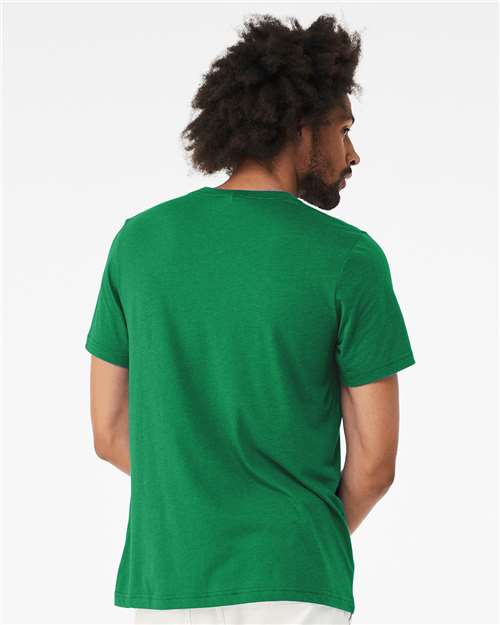 BELLA + CANVAS Triblend Tee 3413 - Solid Kelly Triblend