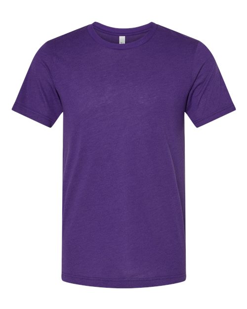 BELLA + CANVAS Triblend Tee 3413 - Solid Team Purple Triblend