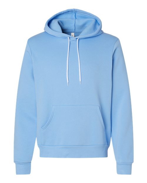 BELLA + CANVAS Unisex Sponge Fleece Hoodie Sweatshirt 3719 - Carolina Blue