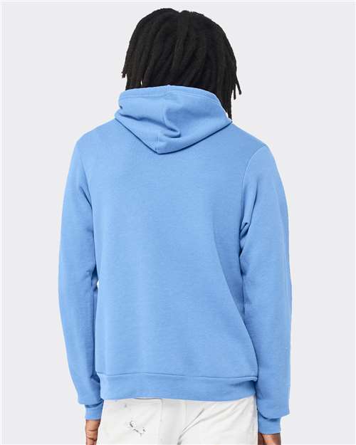 BELLA + CANVAS Unisex Sponge Fleece Hoodie Sweatshirt 3719 - Carolina Blue