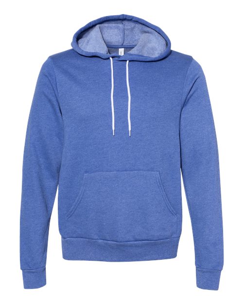 BELLA + CANVAS Unisex Sponge Fleece Hoodie Sweatshirt 3719 - Heather Columbia Blue