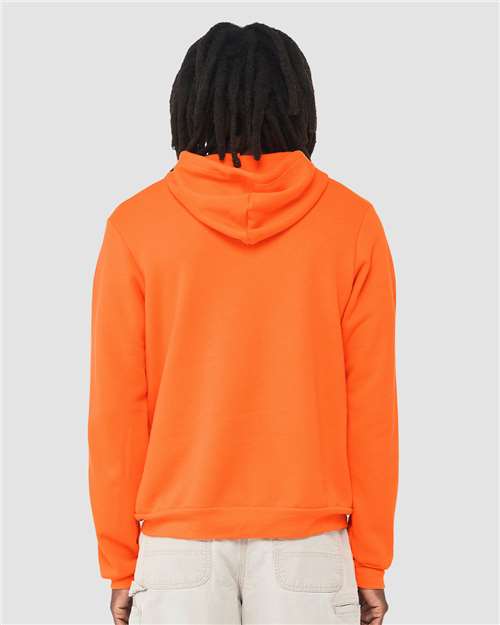 BELLA + CANVAS Unisex Sponge Fleece Hoodie Sweatshirt 3719 - Orange