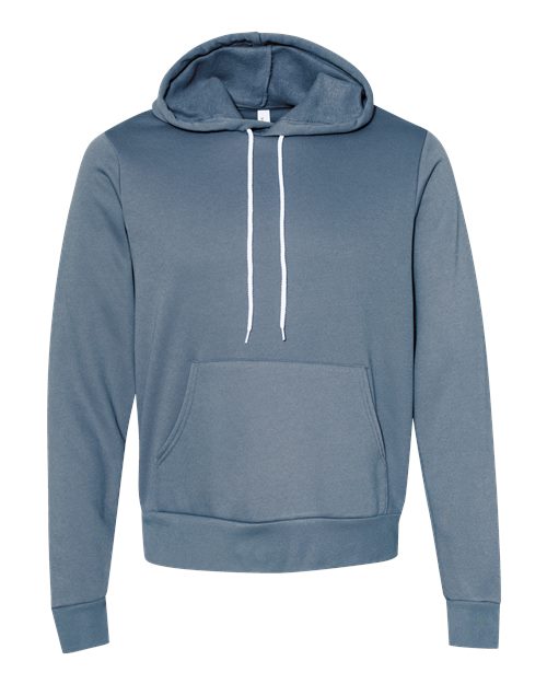 BELLA + CANVAS Unisex Sponge Fleece Hoodie Sweatshirt 3719 - Steel Blue