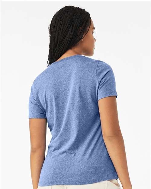 BELLA + CANVAS Women’s Relaxed Fit Triblend Tee 6413 - Blue Triblend