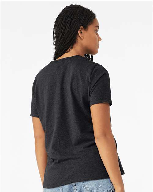 BELLA + CANVAS Women’s Relaxed Fit Triblend Tee 6413 - Solid Dark Grey Triblend
