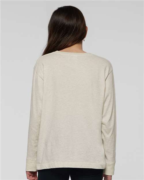 LAT Youth Fine Jersey Long Sleeve Tee 6201 - Natural Heather