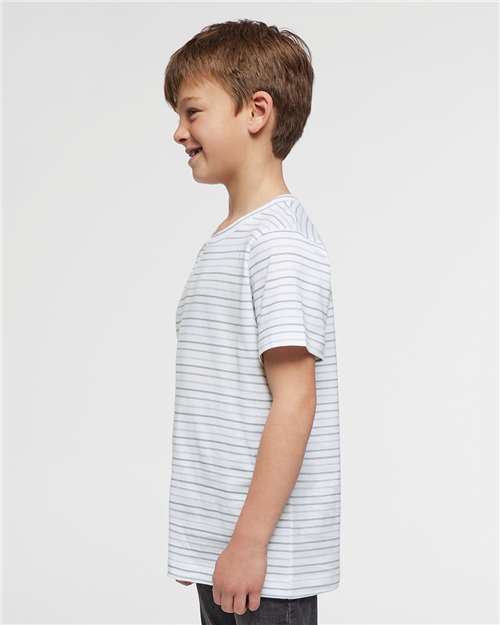 LAT Youth Fine Jersey Tee 6101 - Shadow Stripe