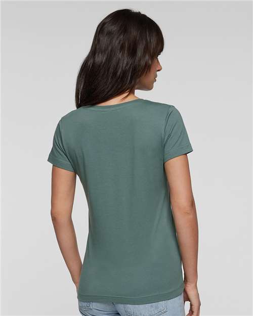LAT Women's Fine Jersey Tee 3516 - Basil