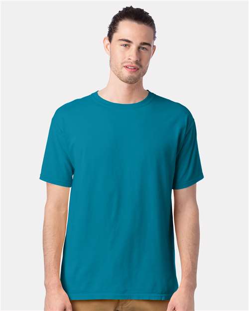 ComfortWash by Hanes Men's Garment-Dyed T-Shirt GDH100 - Ocean Depths