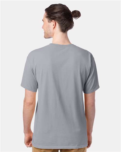 ComfortWash by Hanes Men's Garment-Dyed T-Shirt GDH100 - Silverstone