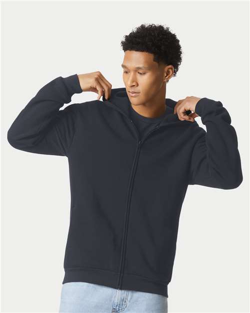 American Apparel Unisex ReFlex Fleece Full-Zip Hoodie Sweatshirt RF497