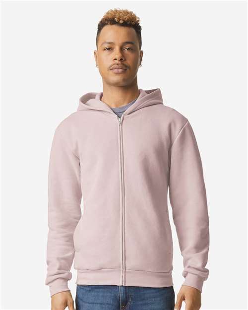 American Apparel Unisex ReFlex Fleece Full-Zip Hoodie Sweatshirt RF497