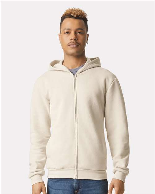 American Apparel Unisex ReFlex Fleece Full-Zip Hoodie Sweatshirt RF497