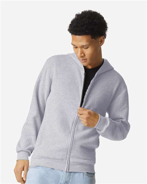 American Apparel Unisex ReFlex Fleece Full-Zip Hoodie Sweatshirt RF497
