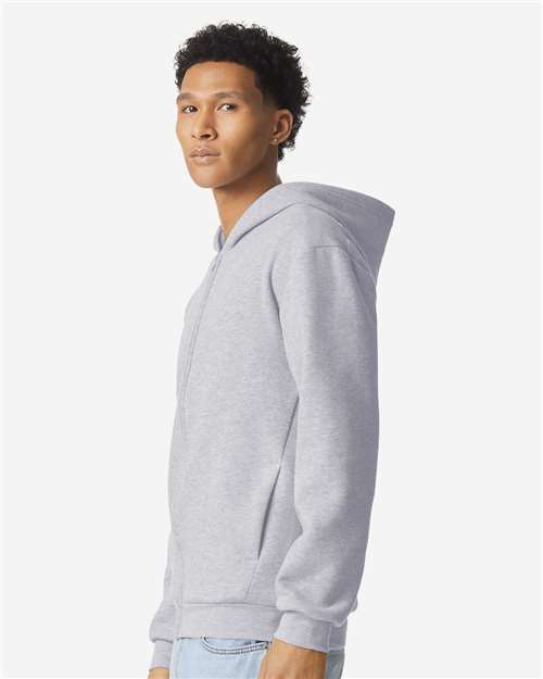 American Apparel Unisex ReFlex Fleece Full-Zip Hoodie Sweatshirt RF497