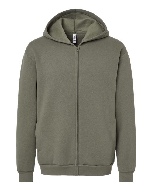 American Apparel Unisex ReFlex Fleece Full-Zip Hoodie Sweatshirt RF497