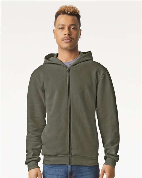 American Apparel Unisex ReFlex Fleece Full-Zip Hoodie Sweatshirt RF497