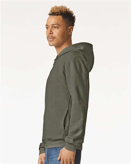 American Apparel Unisex ReFlex Fleece Full-Zip Hoodie Sweatshirt RF497