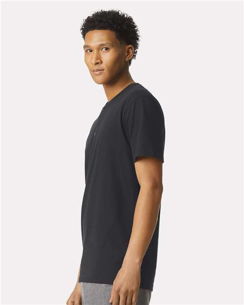 American Apparel Unisex CVC Henley Tee 2004CVC